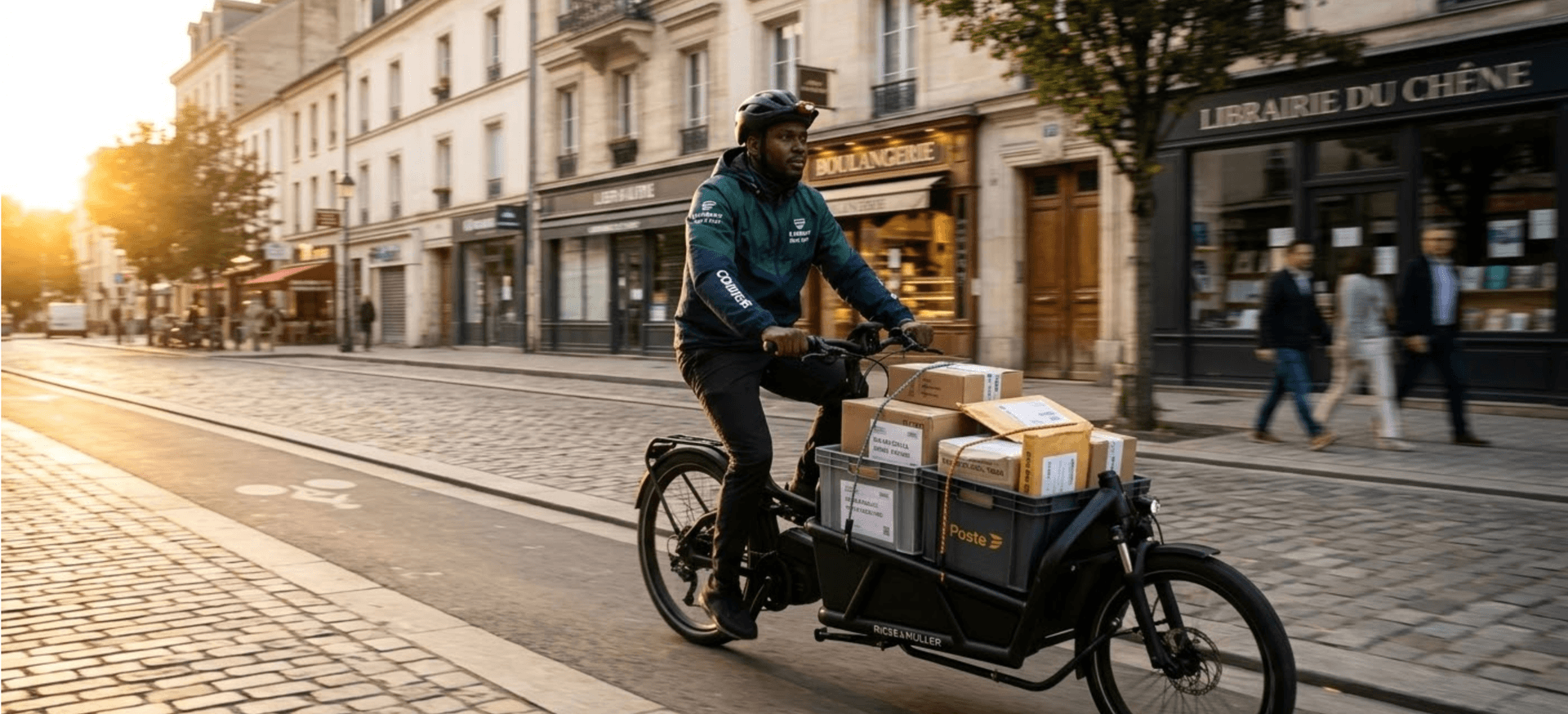 Interface MapFlow de planification et suivi des tournées de coursiers