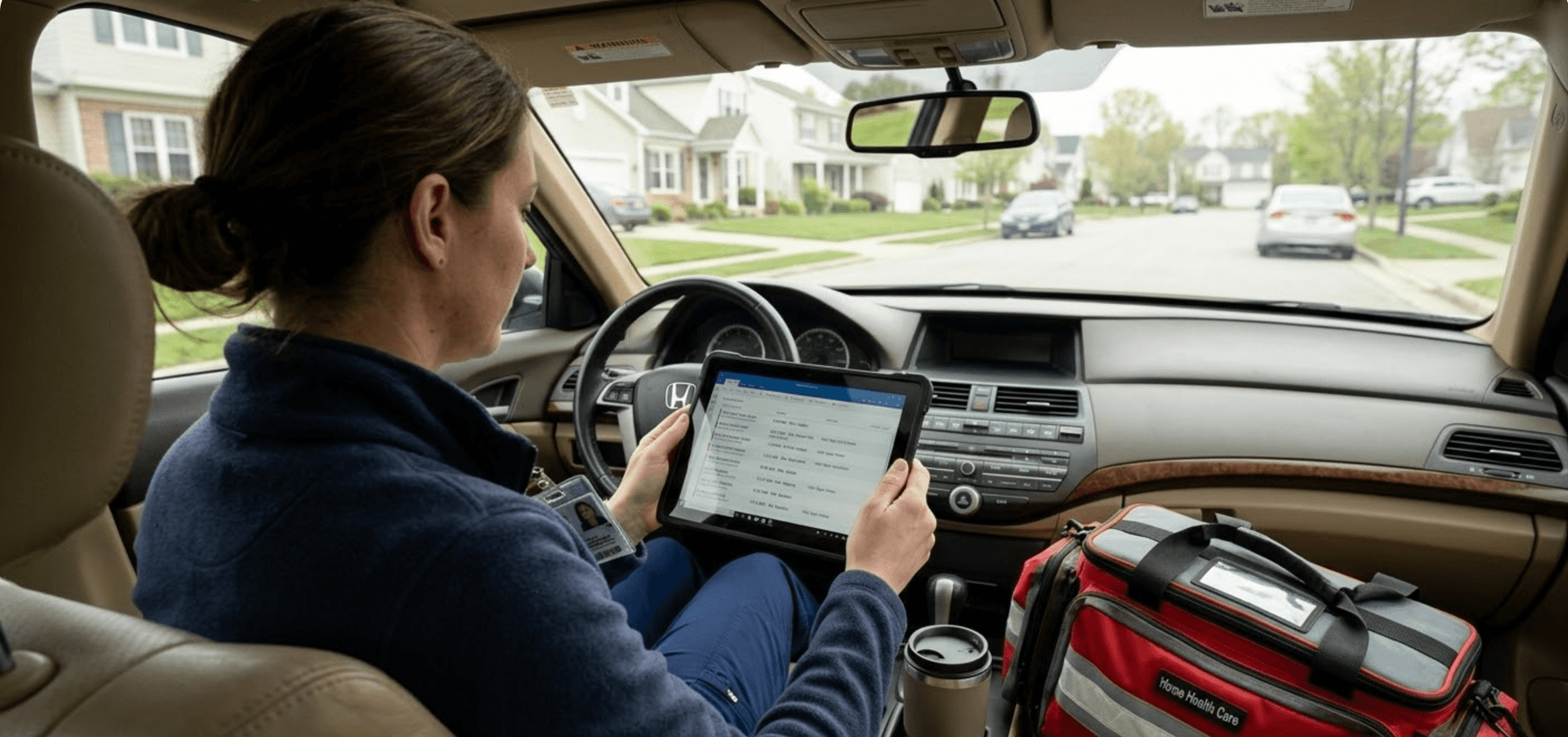 Tableau de bord MapFlow montrant les résultats de l'optimisation des tournées de soins à domicile