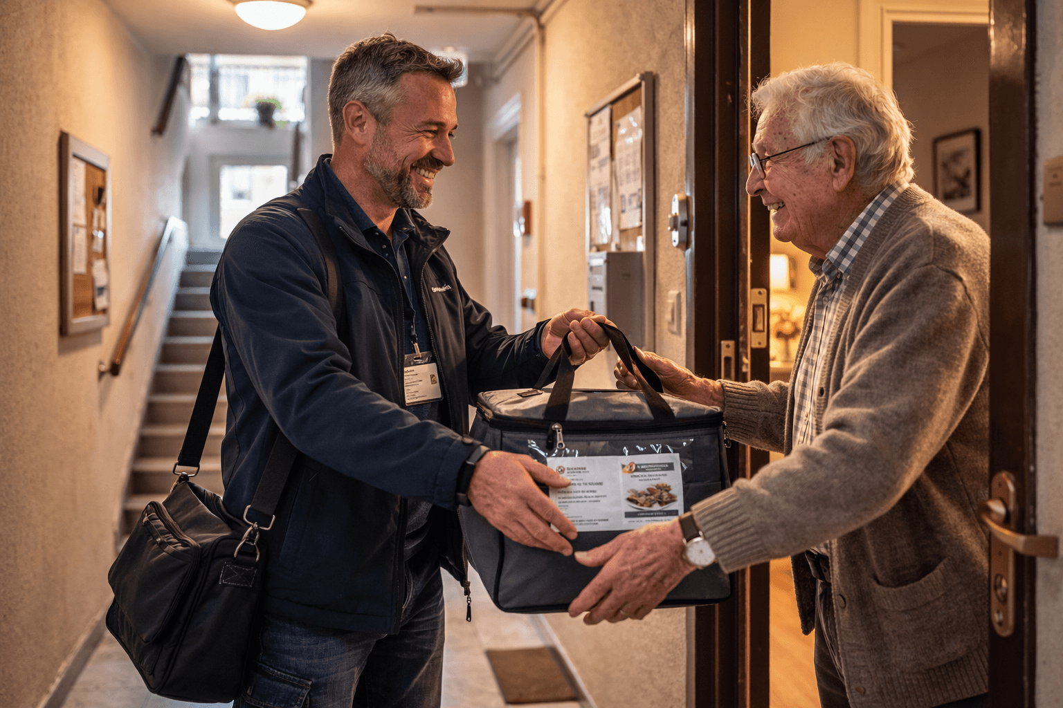 Livraison de repas à domicile — service à la personne et portage repas optimisé par MapFlow